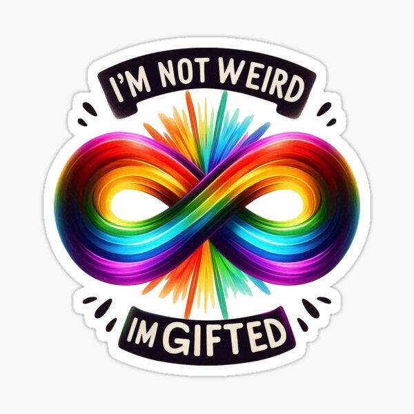 Item preview, I'm not weird I'm gifted designed and sold by Vkinsify.