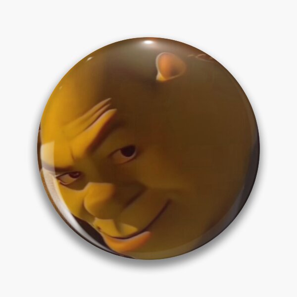 Item preview, Shrek smirking image designed and sold by booksandsundaes.
