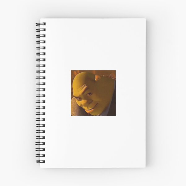 Item preview, Shrek smirking image designed and sold by booksandsundaes.