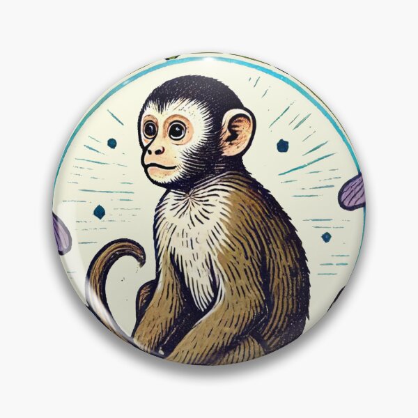 Item preview, Cute Monkey designed and sold by FrictionMaxxing.