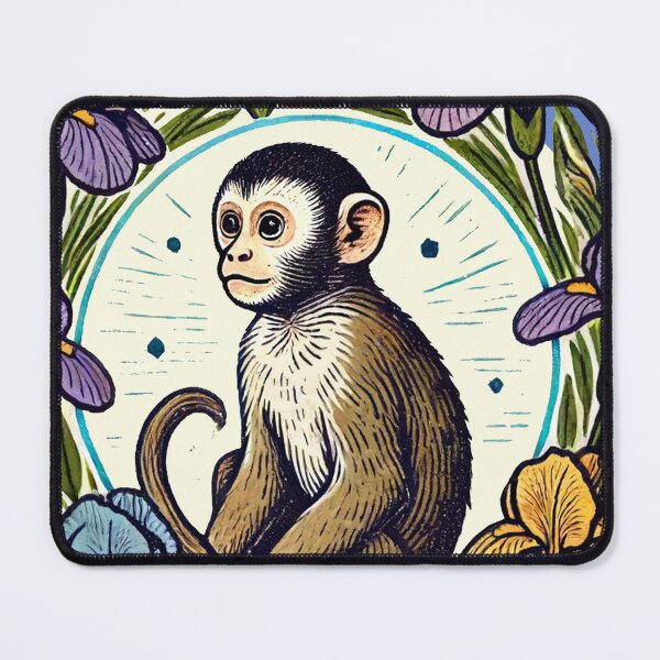 Item preview, Cute Monkey designed and sold by FrictionMaxxing.