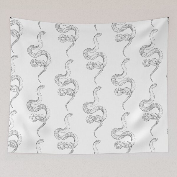 Item preview, Curved Snake Illustration designed and sold by Idle Morrow.