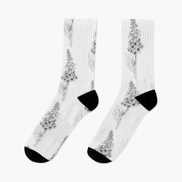 Item preview, Foxgloves Illustration designed and sold by Idle Morrow.