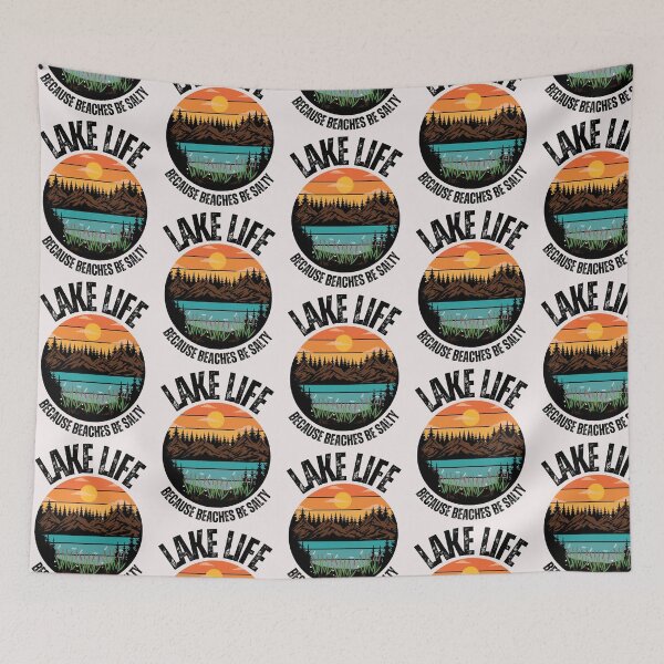 Item preview, lake life becouse beaches be salty summer 2024 designed and sold by erozzz.