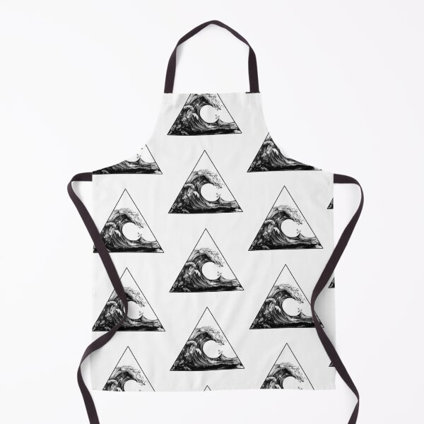 Item preview, Ocean wave in a triangle designed and sold by Idle Morrow.
