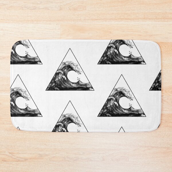 Item preview, Ocean wave in a triangle designed and sold by Idle Morrow.