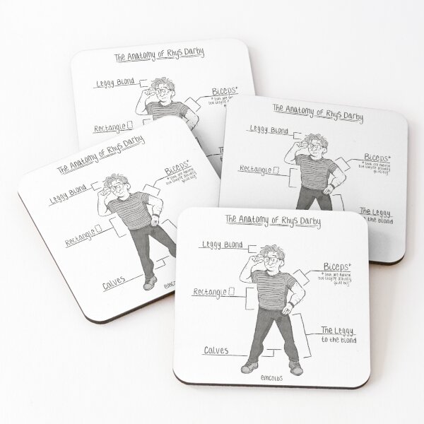 Item preview, The Anatomy of Rhys Darby designed and sold by emcolbs.