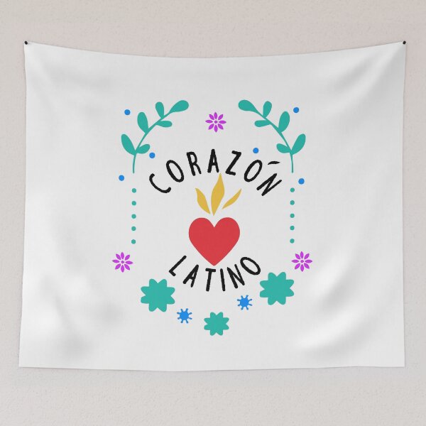Item preview, Corazon Latino Decorative Design designed and sold by DesertRains.