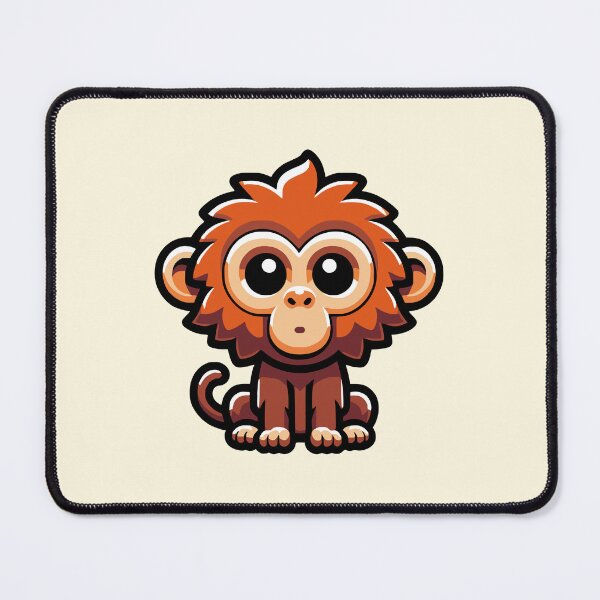 Item preview, Cute Kawaii Baboon Cartoon designed and sold by PMCreative.