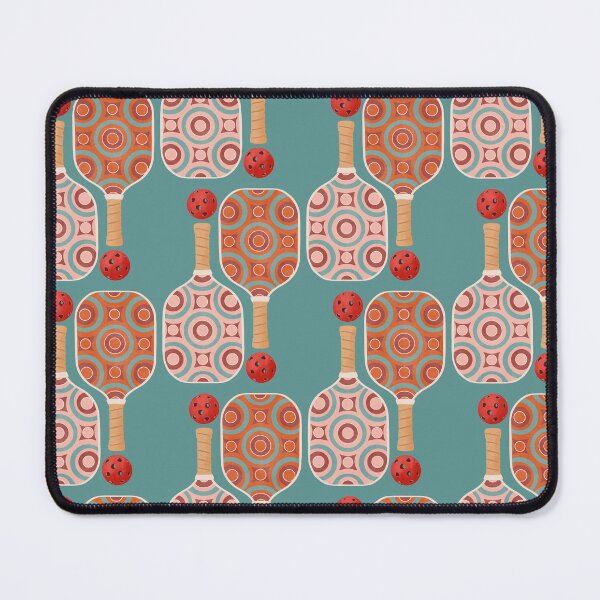 Item preview, Colourful Retro Pickleball Paddles and Balls designed and sold by NattyDesigns.