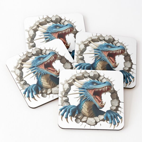 Item preview, Blue Dragon Hole in A Wall designed and sold by deniz kaya.