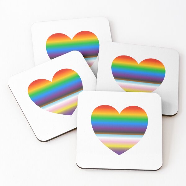 Item preview, Inclusive pride heart designed and sold by Inspirationmotivation.