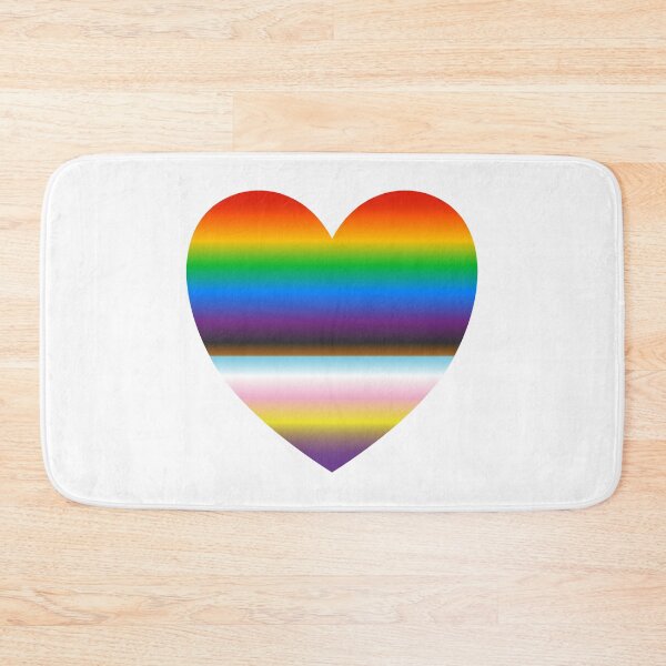 Item preview, Inclusive pride heart designed and sold by Inspirationmotivation.