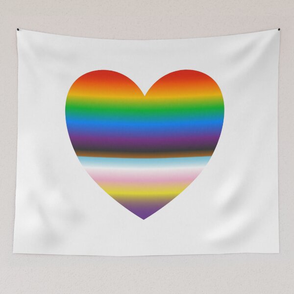 Item preview, Inclusive pride heart designed and sold by Inspirationmotivation.