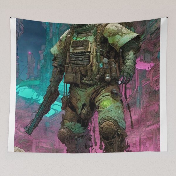 Item preview, Wasteland Explorer - Sci Fi Art concept designed and sold by Delerat7.