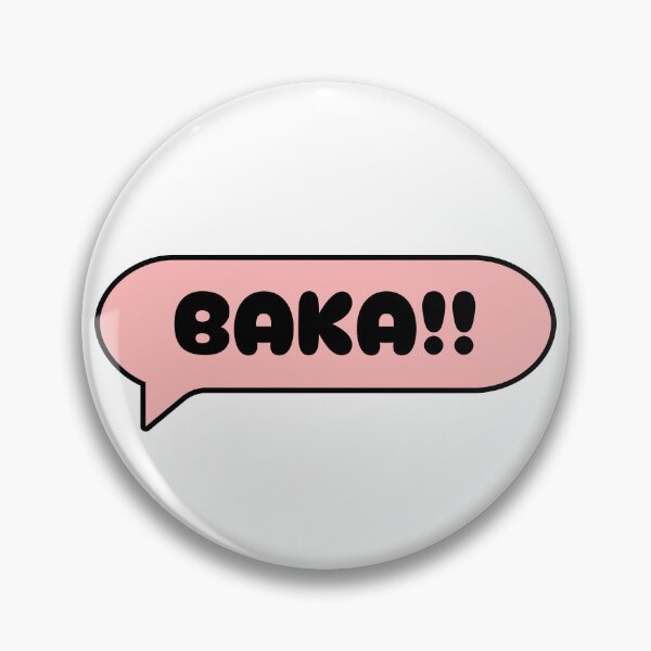 Item preview, Baka text bubble pink  designed and sold by Waifu-inc.