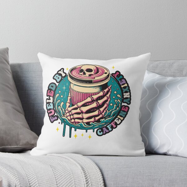 Item preview, Fueled by Iced Coffee and Anxiety, Sarcastic Women, ABA Therapist, Mental Health, Depression, ADHD designed and sold by behindthefacts.