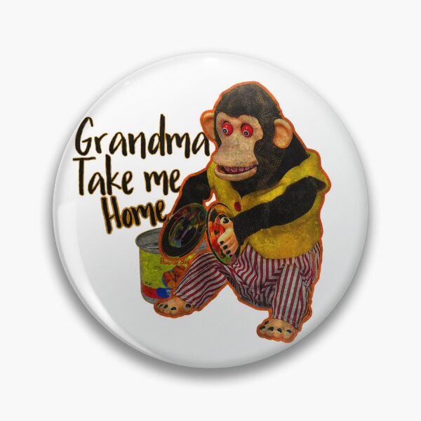 Item preview, Grandma take me home sliver monkey  designed and sold by Artisticanomaly.