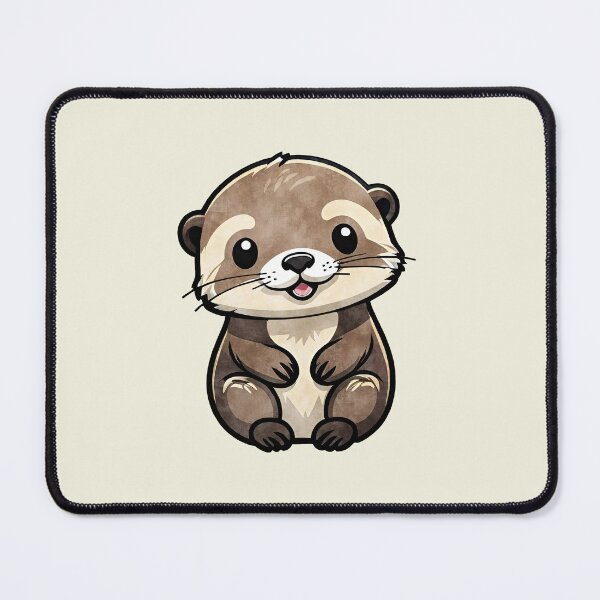 Item preview, Adorable otter designed and sold by strixvariaart.