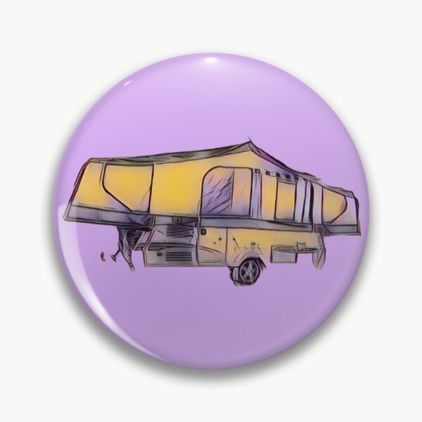 Item preview, Yellow and Purple Folding Caravan designed and sold by BeccaAelishe.