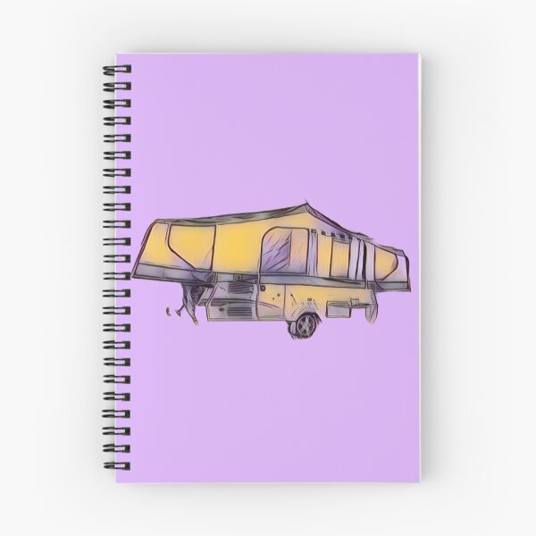 Item preview, Yellow and Purple Folding Caravan designed and sold by BeccaAelishe.