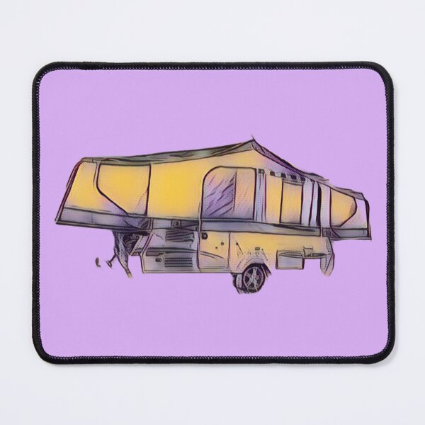 Item preview, Yellow and Purple Folding Caravan designed and sold by BeccaAelishe.