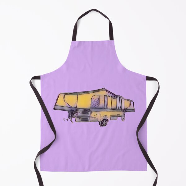 Item preview, Yellow and Purple Folding Caravan designed and sold by BeccaAelishe.