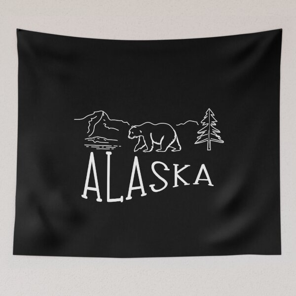 Item preview, Alaska Icons: Minimalist Design Celebrating Nature designed and sold by NEWDESINGS12.