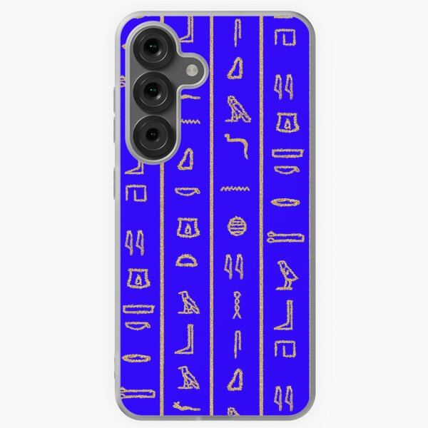 Item preview, Egyptian Hieroglyphs Gold, & Blue  designed and sold by LisaMPierce1990.