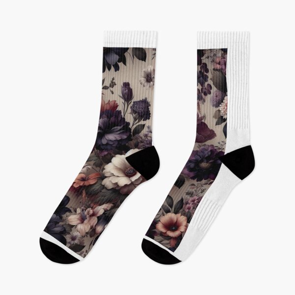 Item preview, Artistic moody floral pattern designed and sold by VJCreativeS.