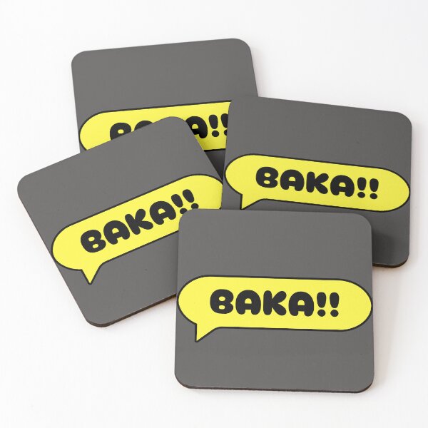 Item preview, Baka text bubble yellow designed and sold by Waifu-inc.