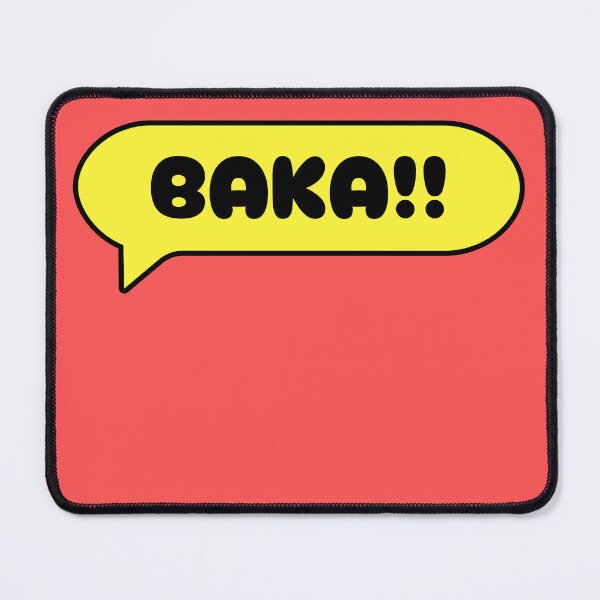 Item preview, Baka text bubble yellow designed and sold by Waifu-inc.