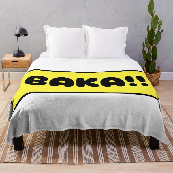 Item preview, Baka text bubble yellow designed and sold by Waifu-inc.