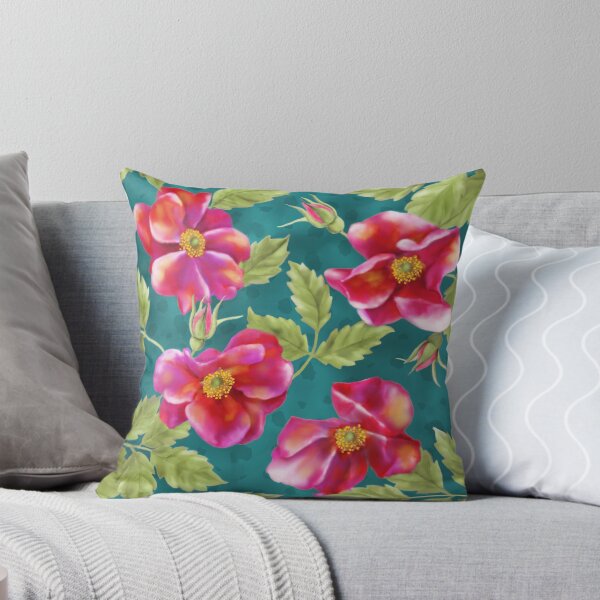 Item preview,  Dark Pink Wild Roses designed and sold by Tina Veenstra.