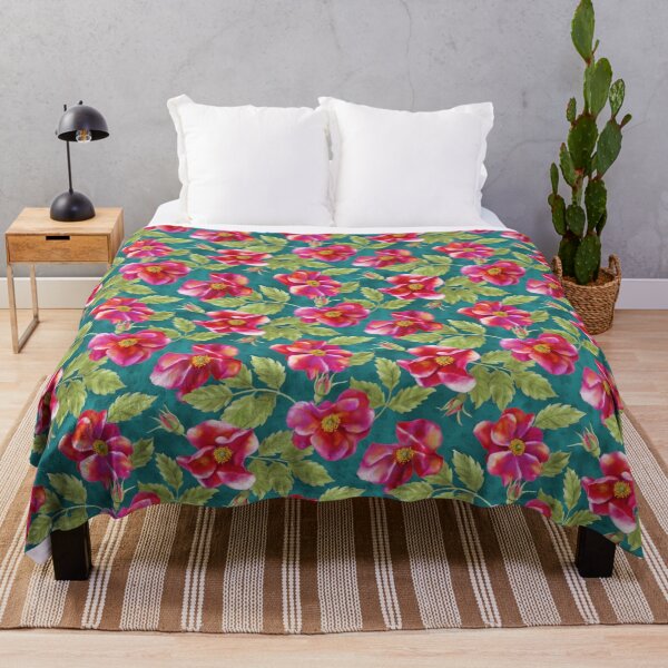 Item preview,  Dark Pink Wild Roses designed and sold by Tina Veenstra.