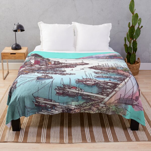 Item preview, Seogwipo Harbor 3D Sketch Art , designed and sold by PaintMeWorld.