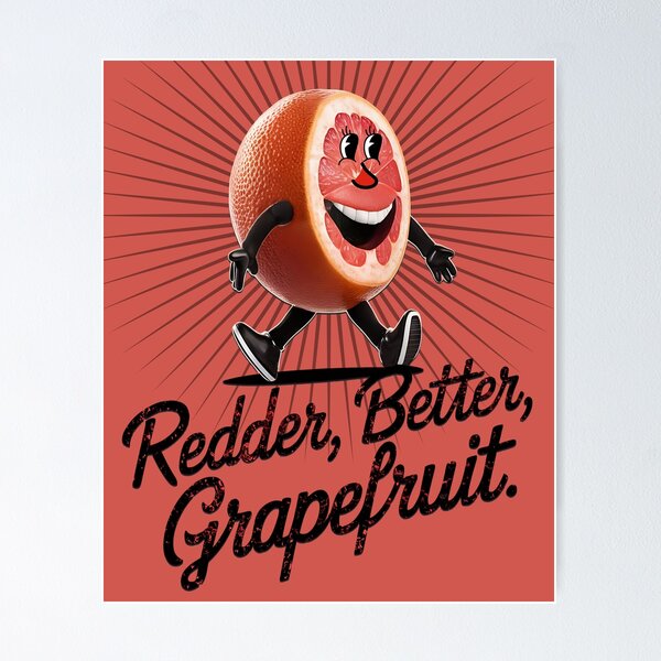 Artikelvorschau, röter, besser, Grapefruit - Rote Grapefruit entworfen und verkauft von JansenGS.