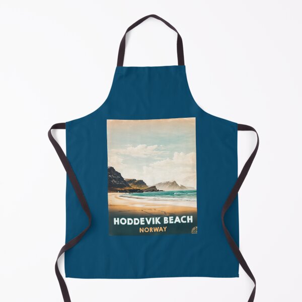 Item preview, Hoddevik beach norway travel poster designed and sold by TerradVents.
