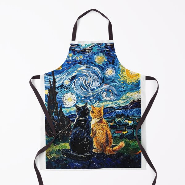 Item preview, Van Gogh's Cats: Starry Night Edition designed and sold by Berfin Naz Tudorache.
