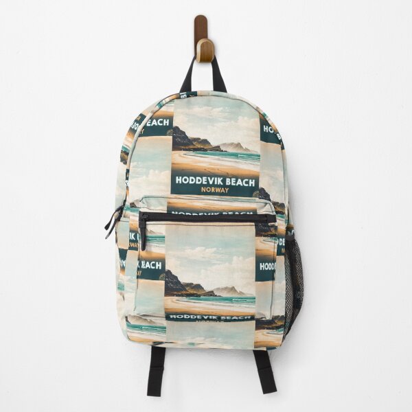 Item preview, Hoddevik beach norway travel poster designed and sold by TerradVents.