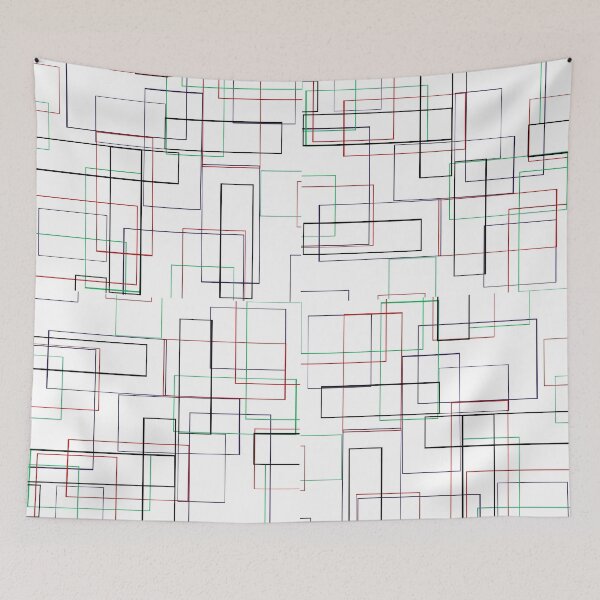 Item preview, Tricolored Rectangles designed and sold by lezell.