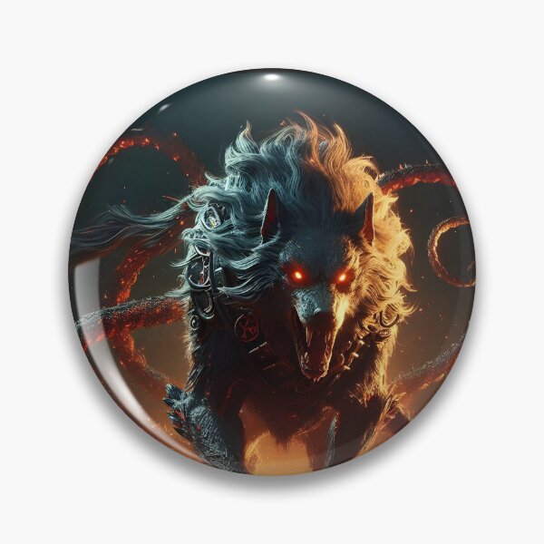 Item preview, Nordic Fenrir Wolf designed and sold by GalleryBrisArt.