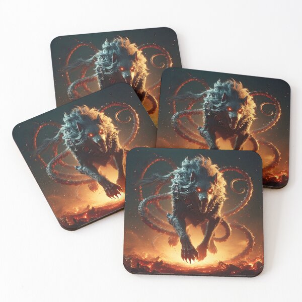 Item preview, Nordic Fenrir Wolf designed and sold by GalleryBrisArt.