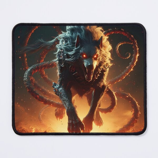Item preview, Nordic Fenrir Wolf designed and sold by GalleryBrisArt.
