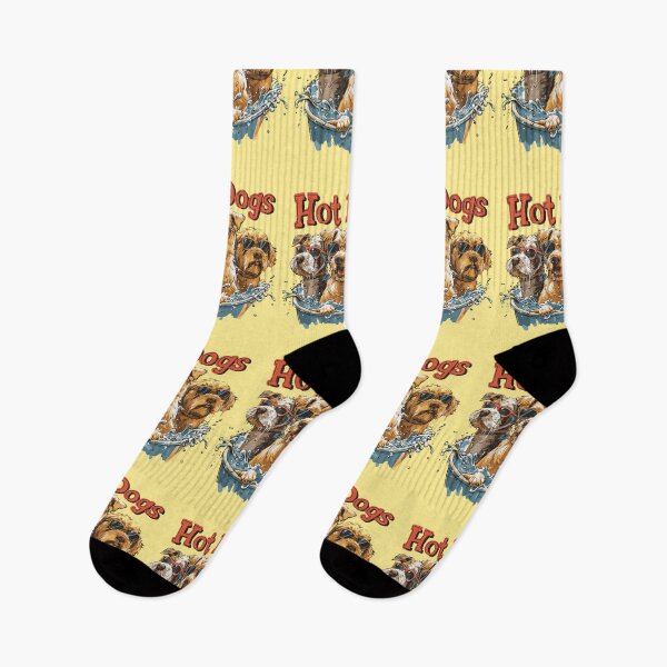 Item preview, Hot Dogs Design, Fun Summer Dog Graphic, Perfect Gift for Dog Lovers, Versatile Home and Apparel Options designed and sold by Sir Meow Meow.