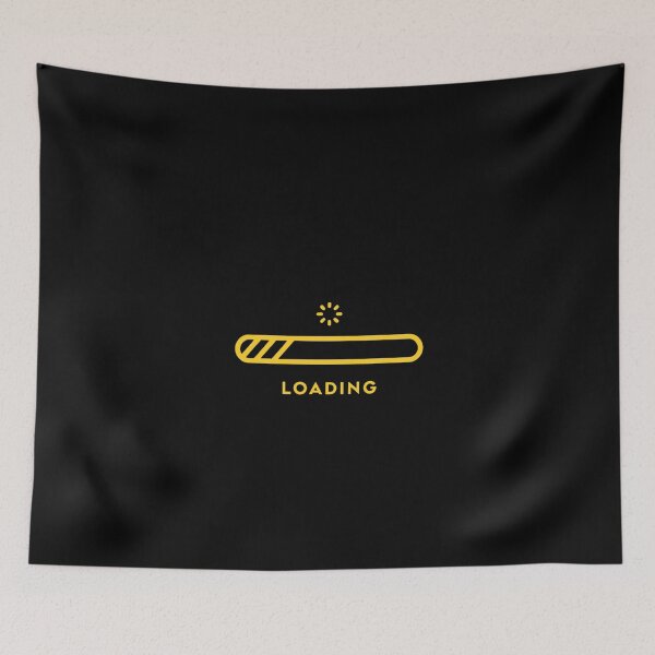 Item preview, Funny Loading Bar - Tech Humor Yellow designed and sold by Weknes.