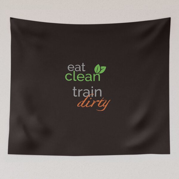 Item preview, Eat clean train dirty designed and sold by redkent.