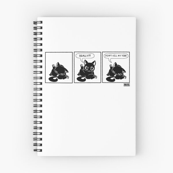 Artikelvorschau, Don´t Kill my Vibe - Katze leckt sich selbst entworfen und verkauft von World Domination For Cats ®.