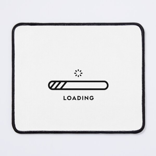 Item preview, Funny Loading Bar - Tech Humor Black designed and sold by Weknes.
