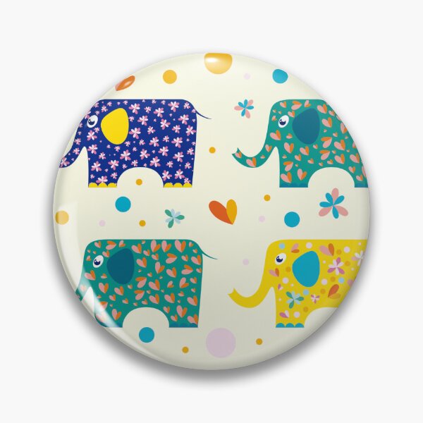 Item preview, Elefantes estampados de ternura designed and sold by Eureka Studios.